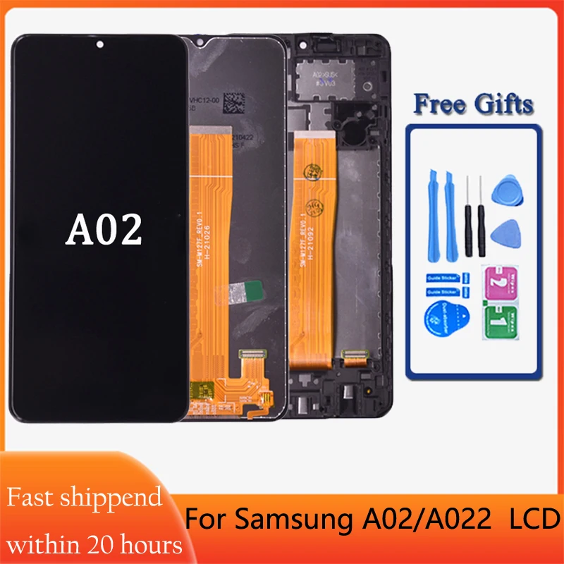 

6.5" LCD For Samsung A02 A022 LCD with frame Touch Screen Digitizer LCD For Samsung SM-A022F A022F/DS Display