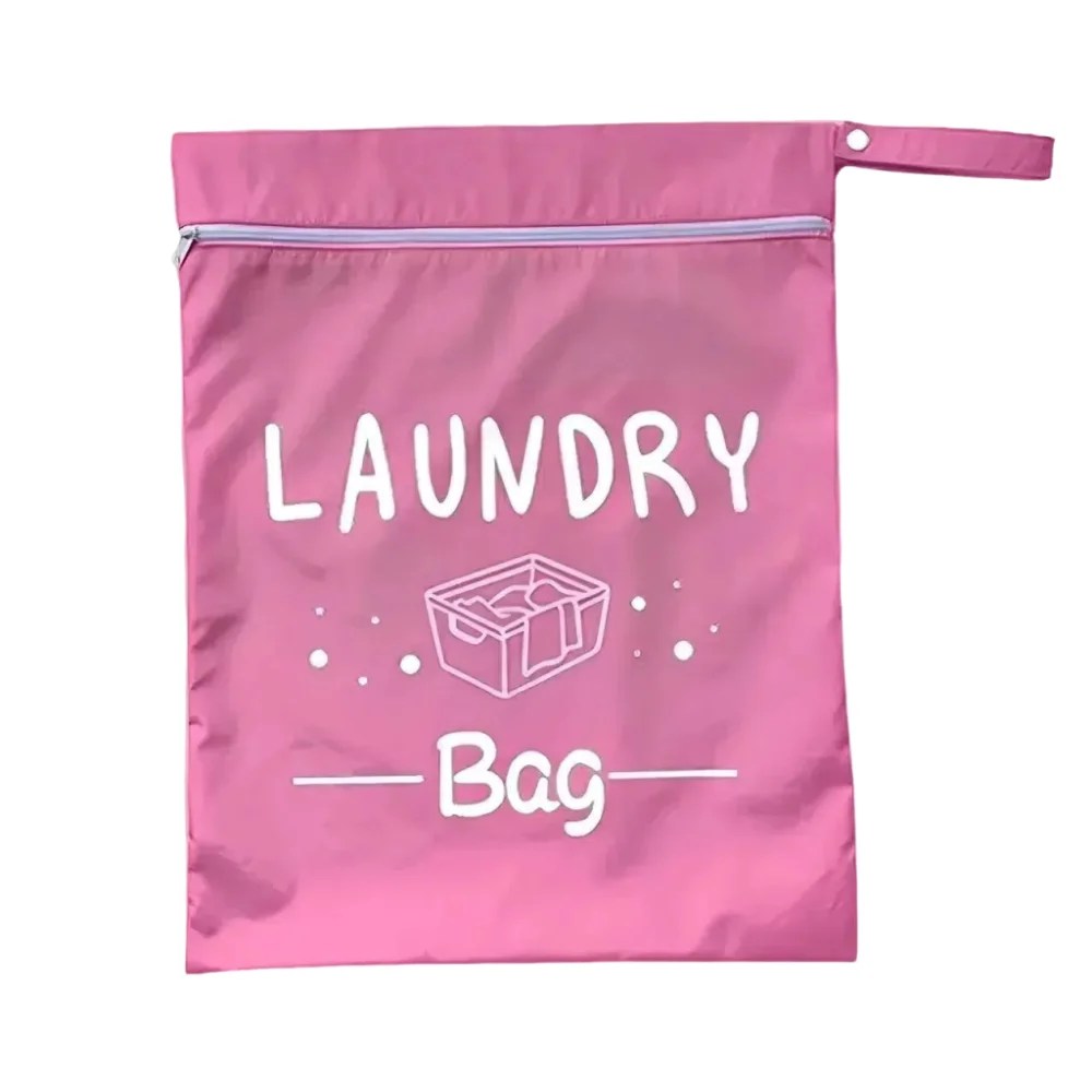 

Waterproof Travel Clothing Storage Bag Large Capacity Portable Laundry Bag Zipper Oxford Cloth Handheld Wash Bag Exercise