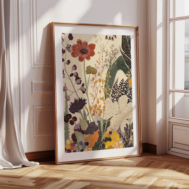 Modern Japanese Botanical  Wall Art Print Canvas Painting Poster Picture For Living Room,Bedroom Home Decor - view 2