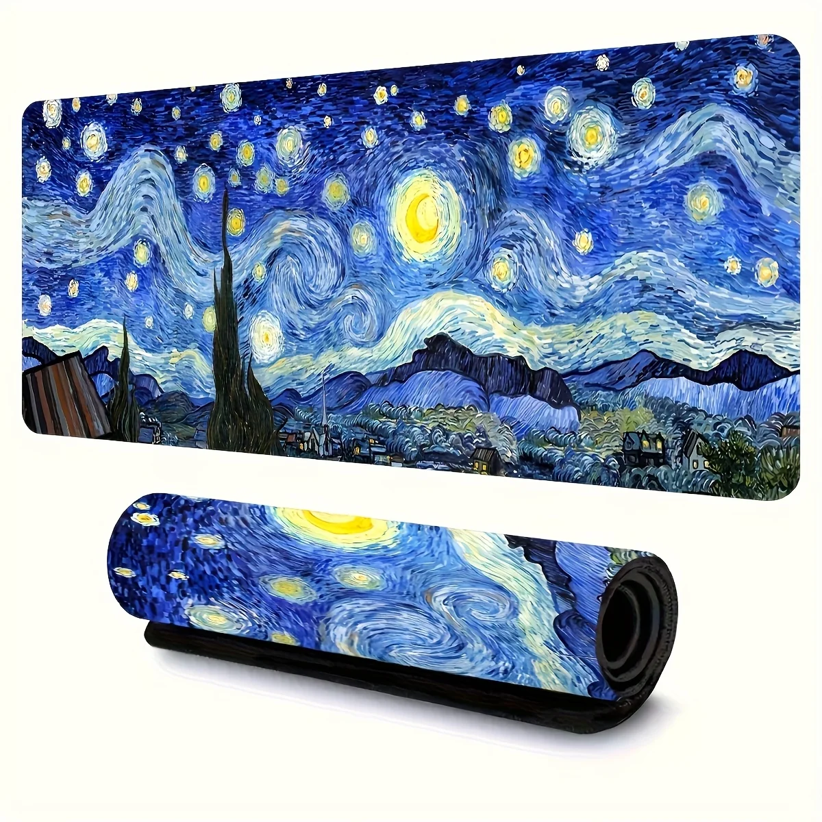 

Starry Sky Pattern Fun Mouse Pad - Multifunctional and Practical Design,E-Sports Office Keyboard Pads