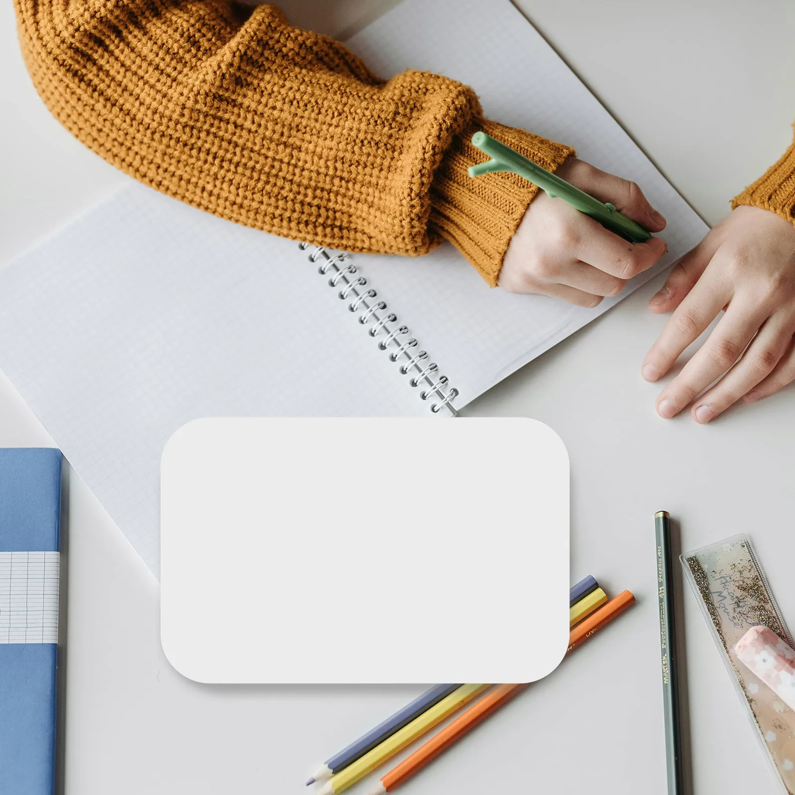 

3Pcs Small Whiteboard Dry Erase Writing Board Sturdy Wear-Resistant Surface for Students Office Work Creative Drawing Practice