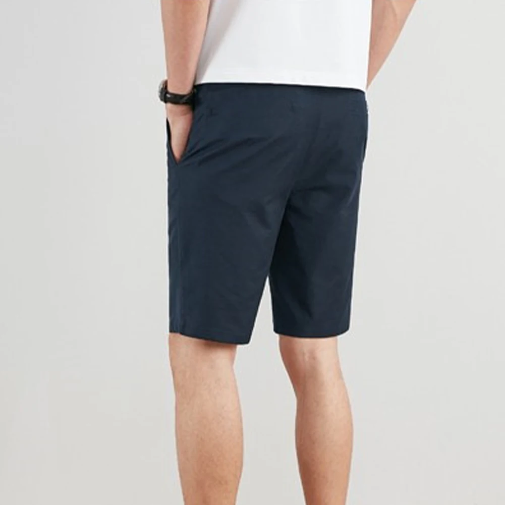 กางเกงขาสั้นชายกางเกงขาสั้นบุรุษฤดูร้อนสวมใส่ออกกําลังกายวิ่งผิวสีทึบเพาะกายสบายๆ