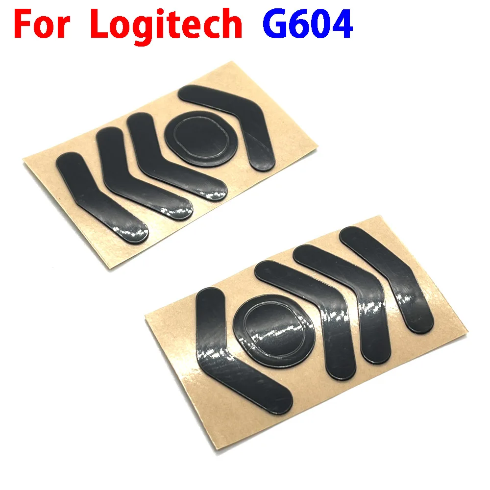 Hot sale 1set Mouse Feet Skates Pads For Logitech G604 Wired wireless Mouse White Black Anti skid sticker Connector