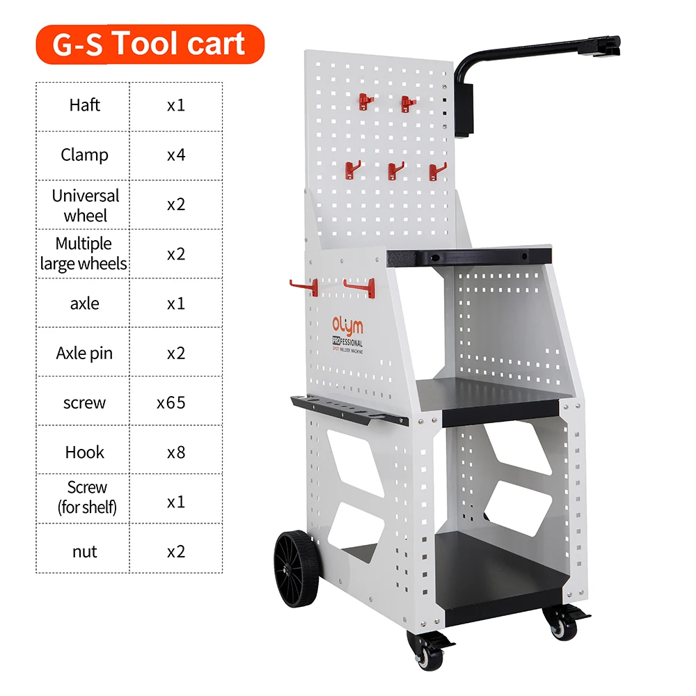 G-S 3 Tier Heavy Duty Workshop Garage Mechanic Utility Trolley Service Tool Cart