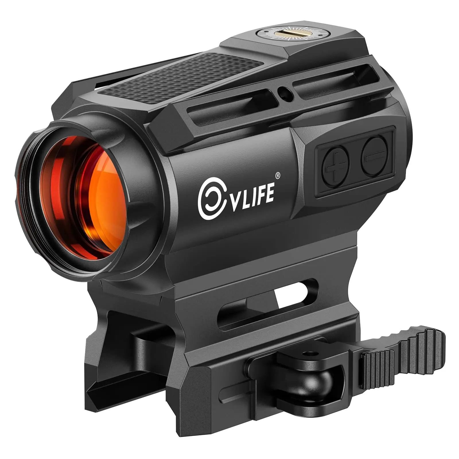 

EagleFeather X Solar Multi-Reticle Red Dot Sight Motion Awake Quick Release Mount Flip Up Covers IPX7 Waterproof Fogproof