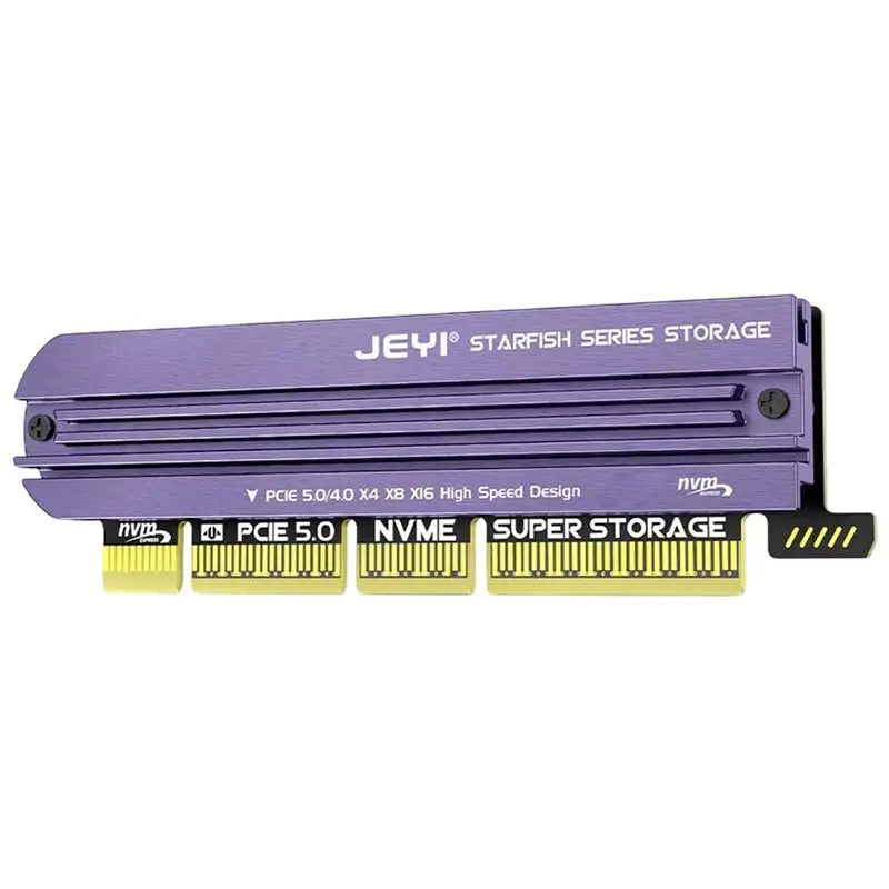 

JEYI M.2 Nvme To Pcie 5.0 Expansion Card Adapts 128Gbps Backward Compatible With Pcie 4.0/3.0 For Win/Mac