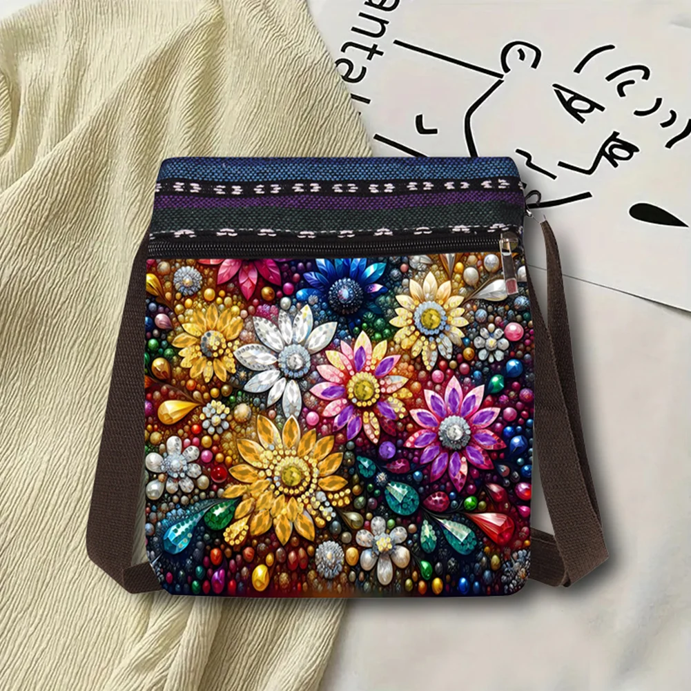 الطائر الطنان الماس اللوحة حقيبة تسوق الماس الفن حقيبة كتف الماس اللوحة حقيبة كروسبودي الماس حقيبة رافعة للتسوق