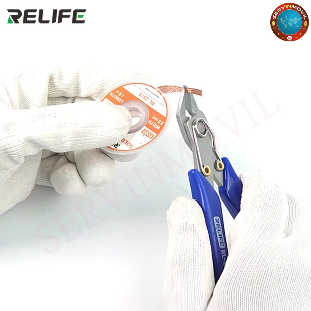 RELIFE RL-0001 Pinza diagonale Pinza per taglio cavi elettronici ad alta durezza e precisione Taglierina per cavi per riparazione telefono