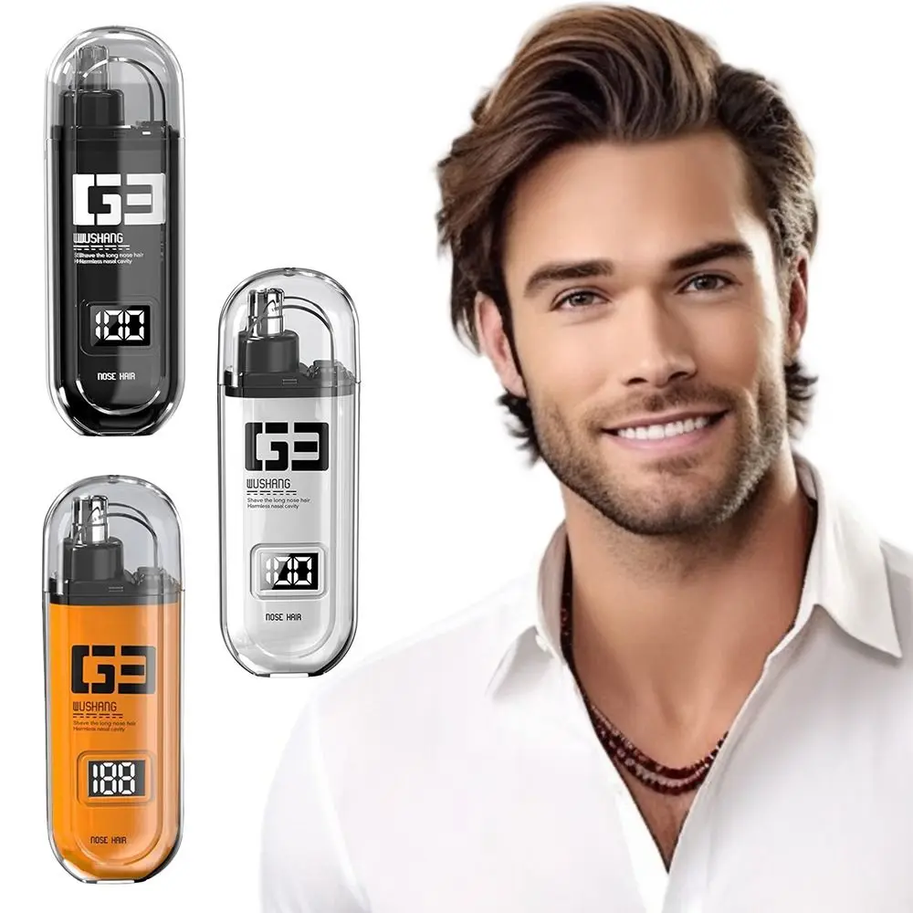Portable Electric Nose Hair Trimmer Mini Cavity Nose Cleaning Pocket Hair Eyebrow Trimmers Multifunctional Usb Rechargeable