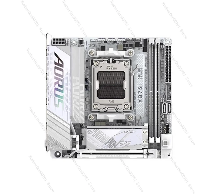 

GIGABYTE X870I AORUS PRO ICE main board CPU chassis power supply kit 9800X3D