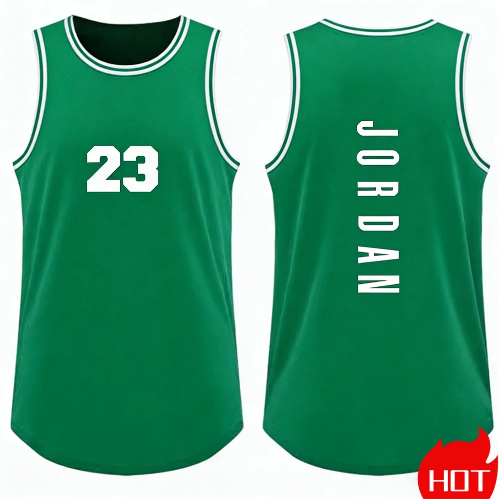 tank tops for man Running man sleeveless top leisure Vest Men Basketball Jersey smiling face graphic tank top man summer clothes image 3