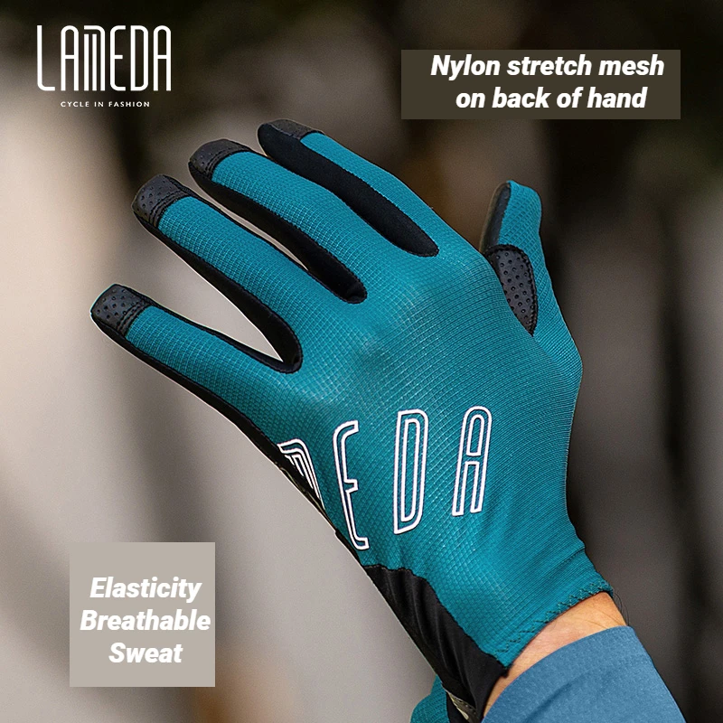 Lameda Cycling Full Gloves Damping Men\'s Cycling Gloves Touch Screen Gloves For The Gym Gym Gloves Woman Bicycle Accessories