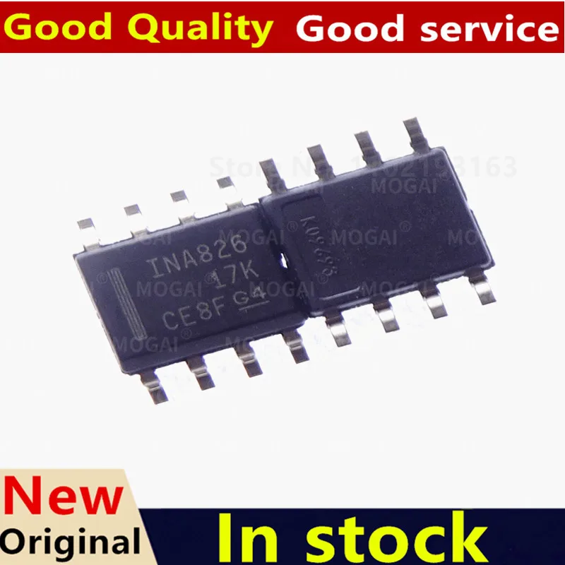 (5-10pcs)New INA826AIDGKR INA826A INA826 msop