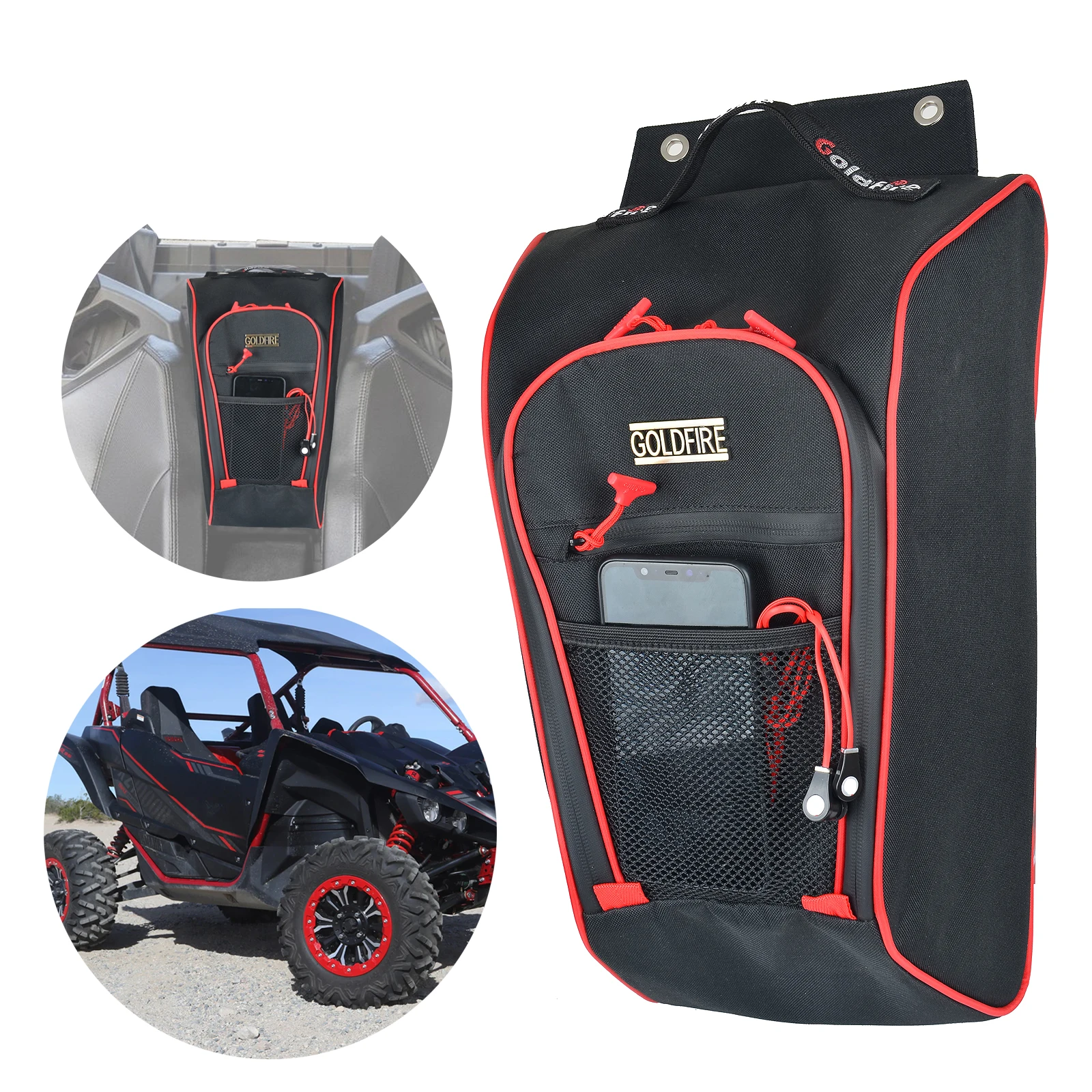 

1680D UTV Accessories High Quality Cab Pack Center Seat Bag 2021 RZR PRO XP Storage Bag Fit For UTV Polaris RZR PRO XP 2020-2021