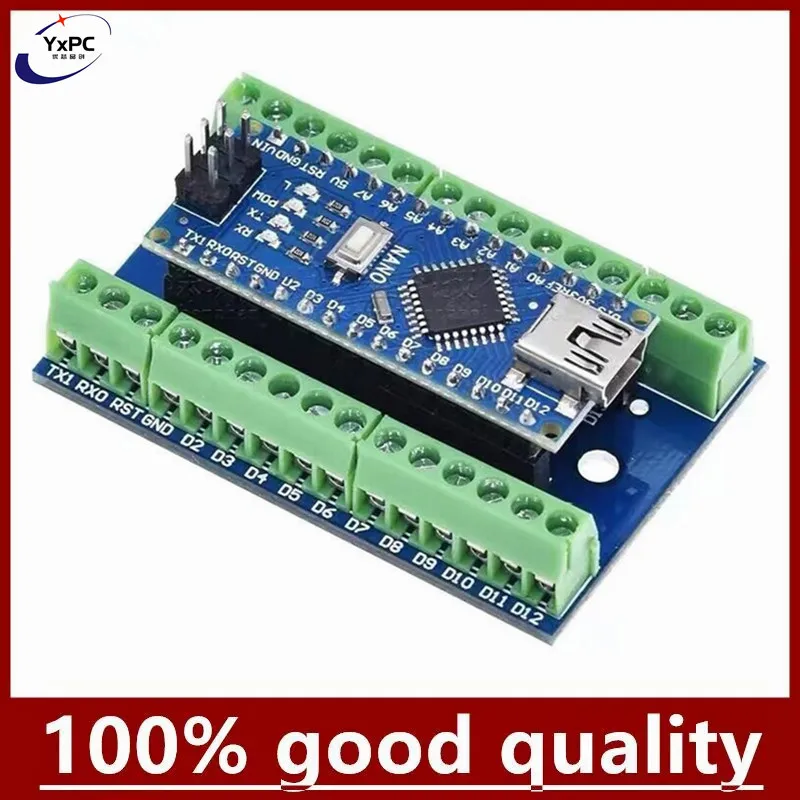 

NANO V3.0 3.0 Controller Terminal Adapter Expansion Board NANO IO Shield Simple Extension Plate For Arduino AVR ATMEGA328P