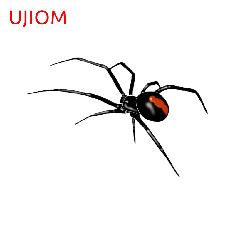 UJIOM Black Spider Wall Sticker Mysterious Dangerous Scratch-Proof Vinly Decal Suitable For Room Decoration Accessories