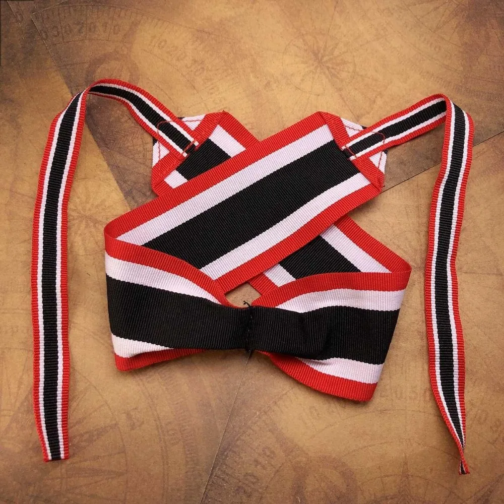 حزام متقاطع من الحديد لشريط الفارس الألماني وسام الرقبة وشريط شارات وإكسسوارات حزام الرقبة #3