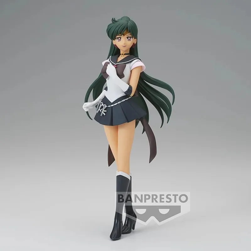 Bandai-Figurine Sailor Moon Glitter et Glamours Meiou Setsuna, Anime Action Figure, Modèle de collection, Jouets cadeaux, Original, Nouveau, 23cm