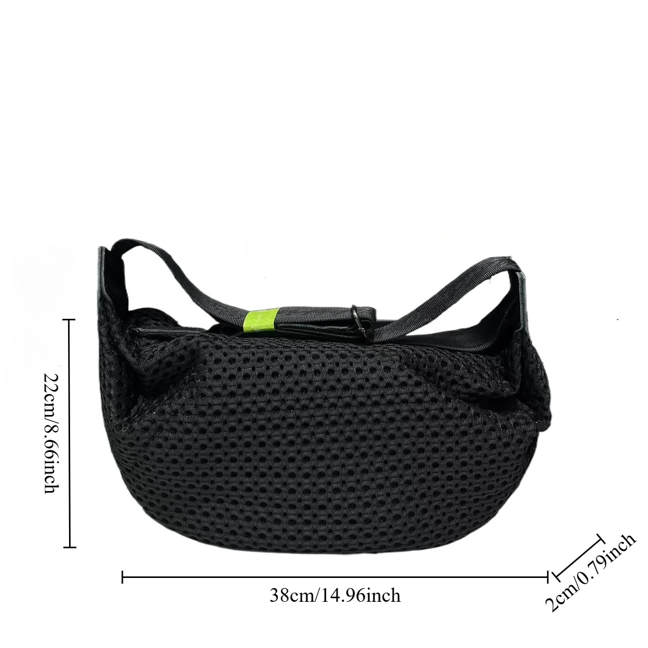 Casual Nylon Mesh Crossbody Bag for Women Hobos Women Shoulder Bags Large Capacity Commuter College Student Bag 2025