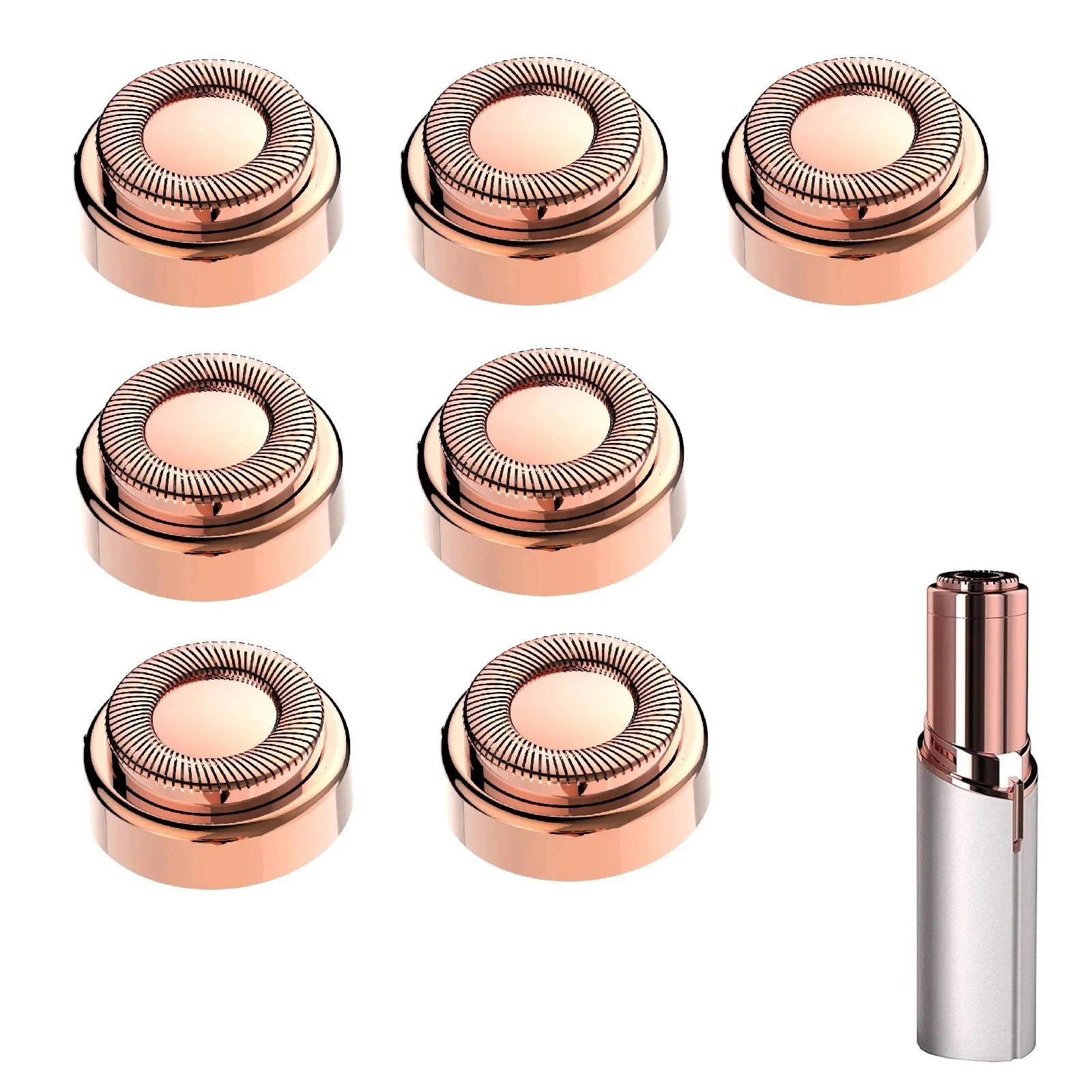 Facial Hair Remover Replacement Heads for Flawless Finishing Touch Facial Hair Removal Tool for Women Razor Accessories