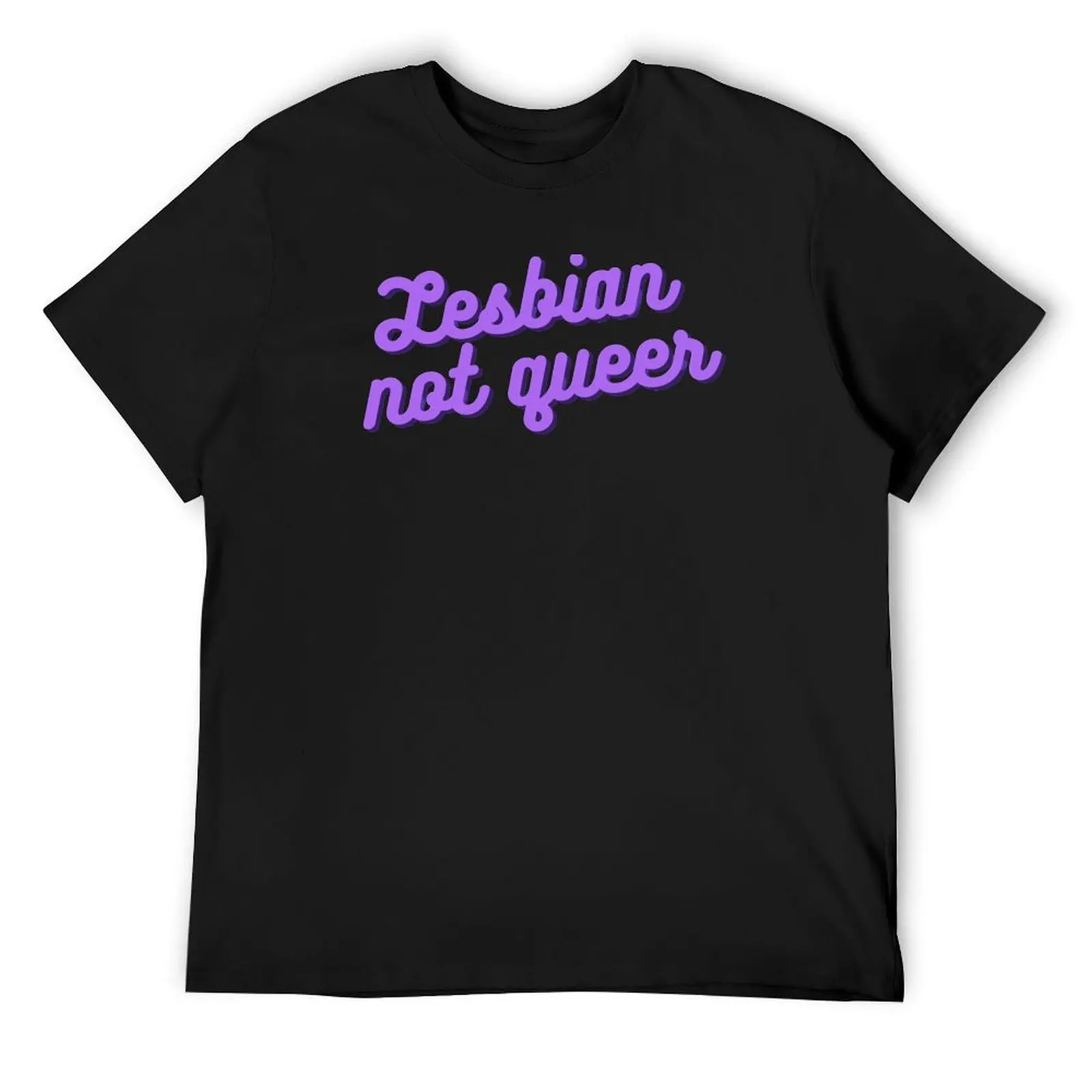 

Lesbian Not Queer RadFem Feminist - Purple T-Shirt