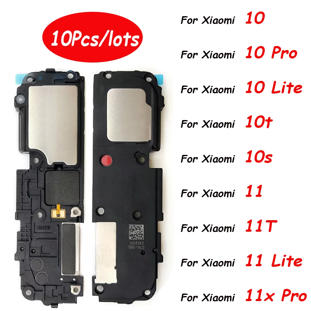 10Pcs，Buzzer Ringer Loud Speaker Loudspeaker Flex Cable For Xiaomi 11T Pro Ultra 11 Lite 5G 11i 10t Pro 10 Lite 10s 10 Ultra