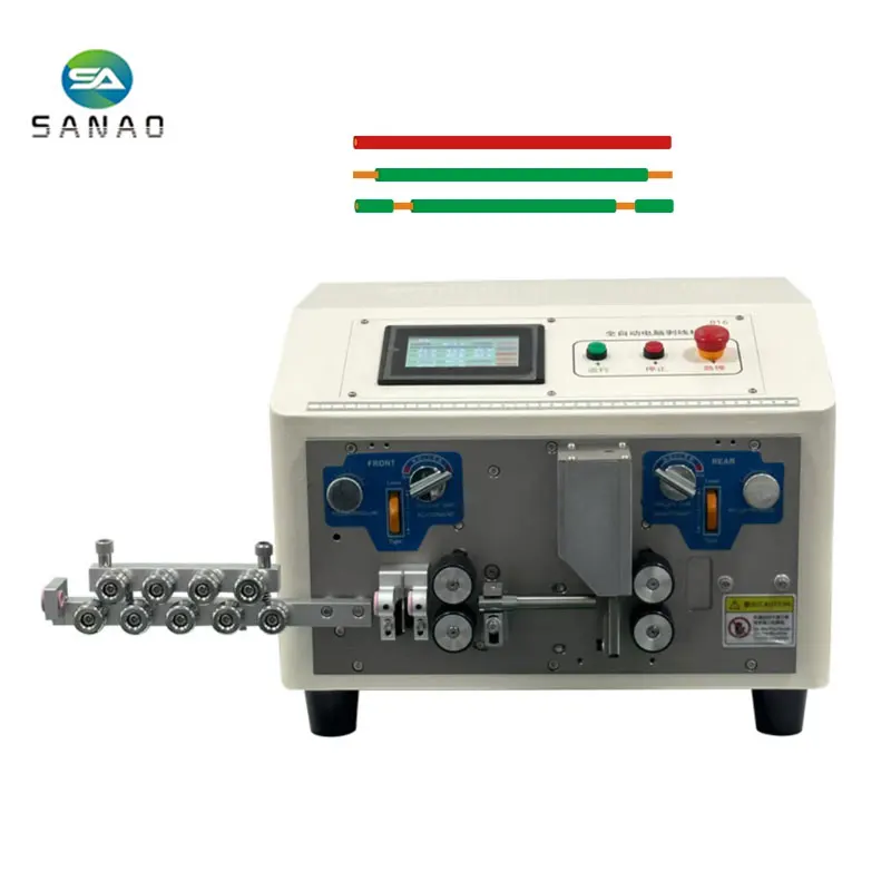 

SA-F816 0.1-16mm2 in Stock Full Automatic Cable Wire Cutting and Stripping Machine