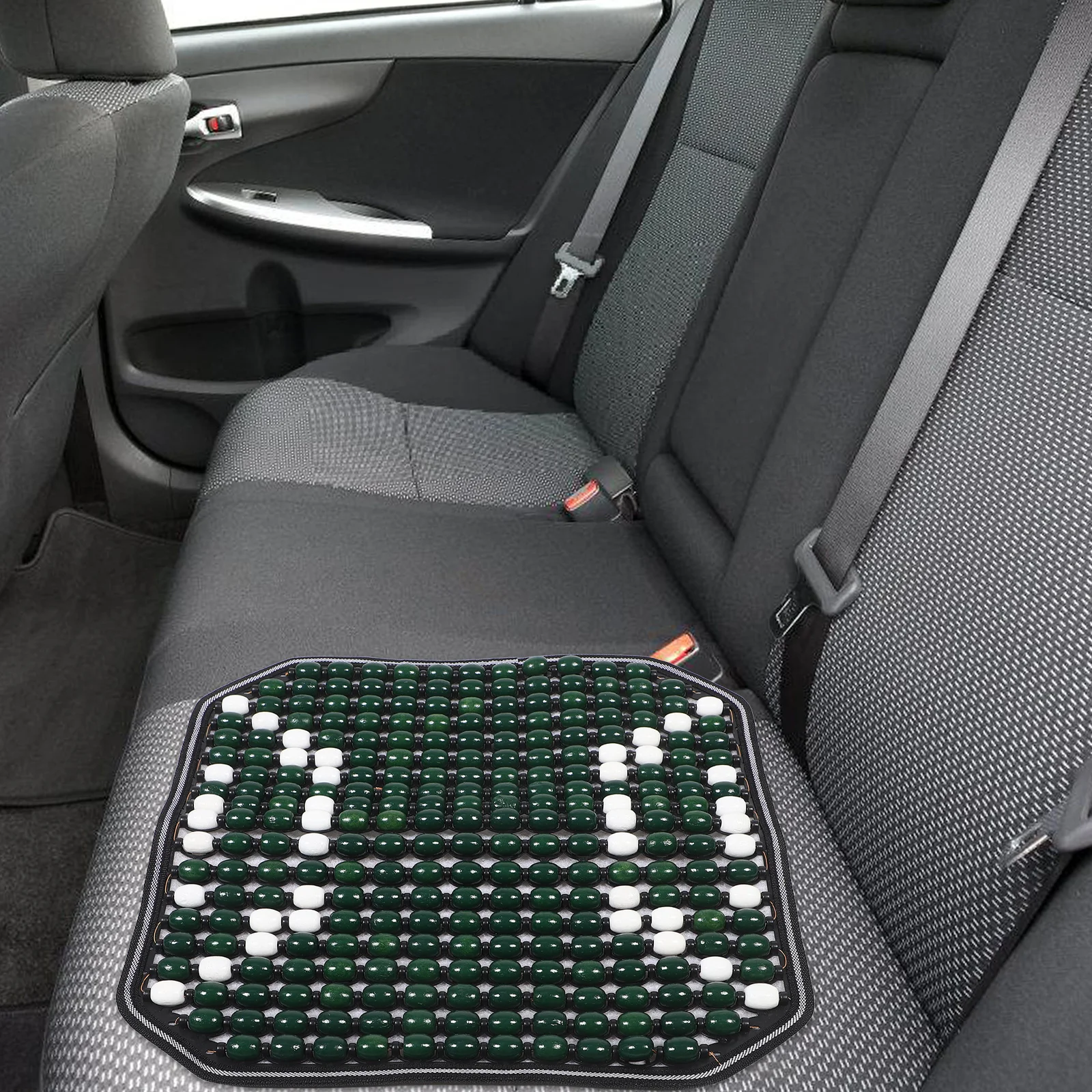 

Universal Car Seat Cushion Cooling Beaded Mat Easy Install Remove Stylish Comfort Cooling Seat Cushion Car Beaded Mat