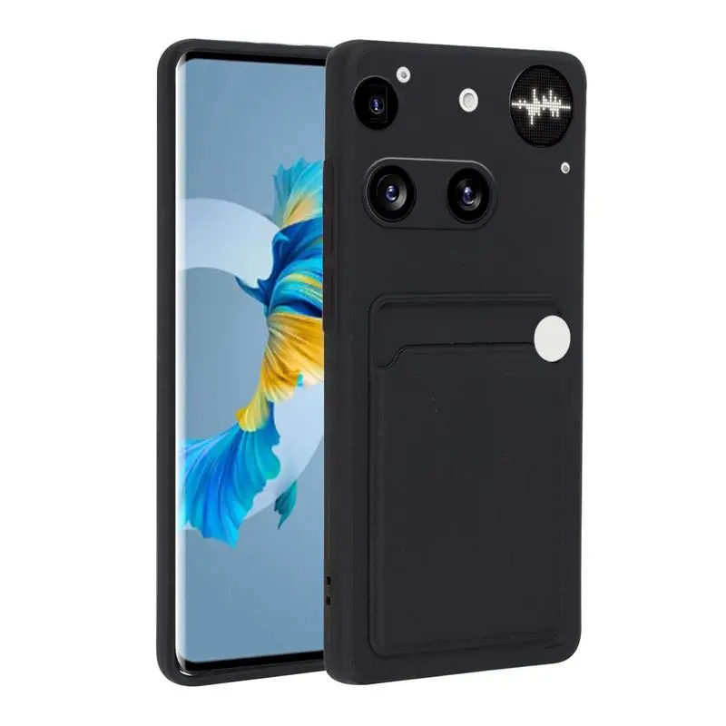 

Soft Silicone Case For Nothing Phone 3 3A Pro Holde Wallet Card Phone Cover for Nothing Phone 3 3A Pro