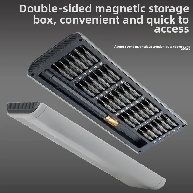 For DIY Crafts Precision Mini Repair Drivers with 32 Magnetic Bits 51-in-1 Micro Screwdriver Set Engraving Tools Kit
