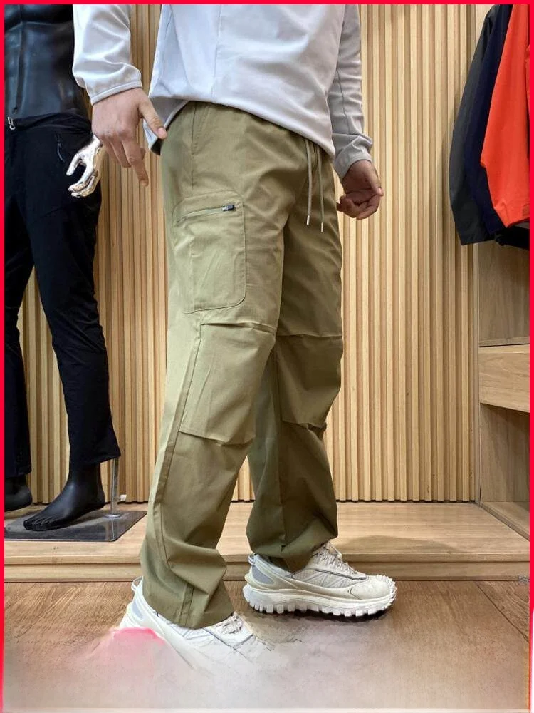 

Outdoor Lightweight Men's Casual Pants UPF50 Breathable Straight Leg Sle Spring Summer Faionable Versatile Trousers