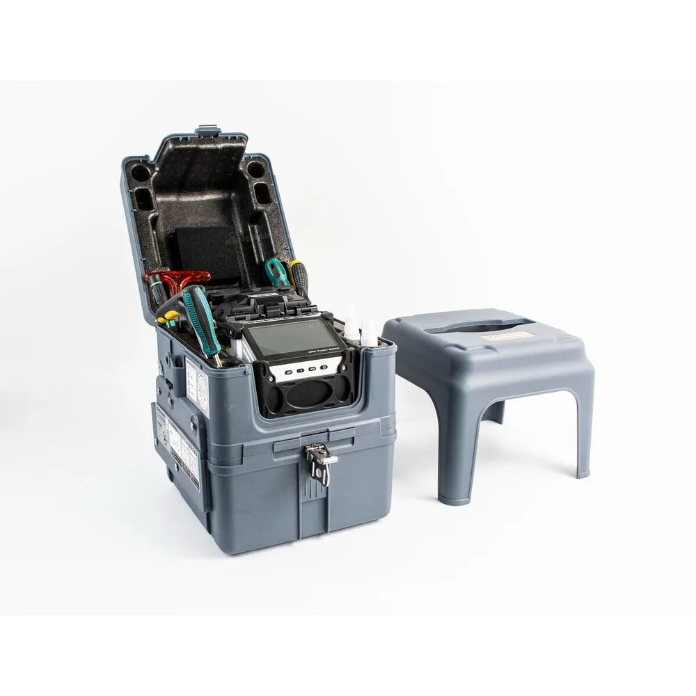 Fusion Splicer 6 motori ARC Splicing Hine con funzione misuratore di potenza VFL Touch Colors Screen