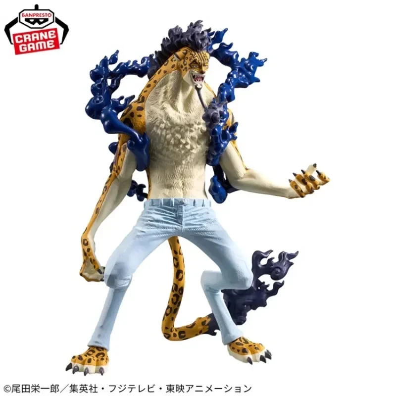 

Bandai Original Banpresto Anime One Piece Koa King of Artist Rob Lucci Leopard Pvc Figure Model Collection Toy Gift in Stock