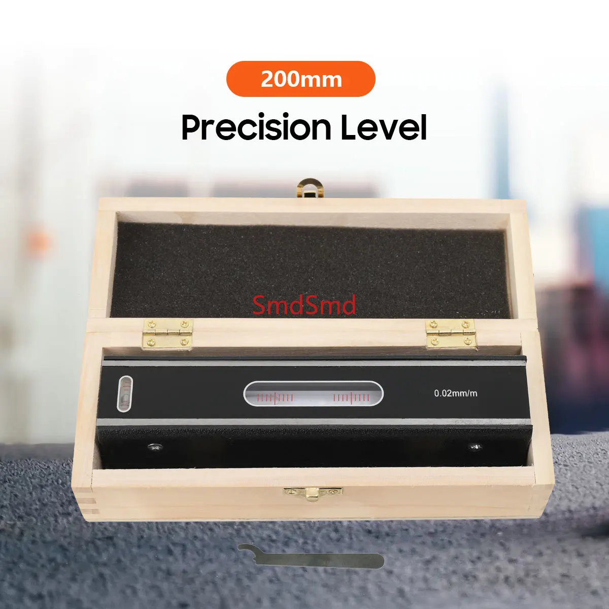 0.02mm 150/200mm Mechanical Frame level Meter Instrument Measuring Tools Precision spirit levels for Equipment Adjustment