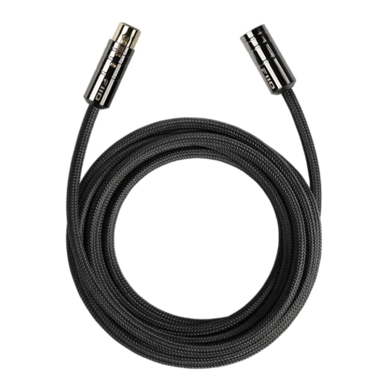 【149】FiiO LX-XLR3 2025 3-Pin XLR Male-to-Female Audio Cable, 20AWG High-Purity OFC Conductors(20AWG×3), 3Meters Length