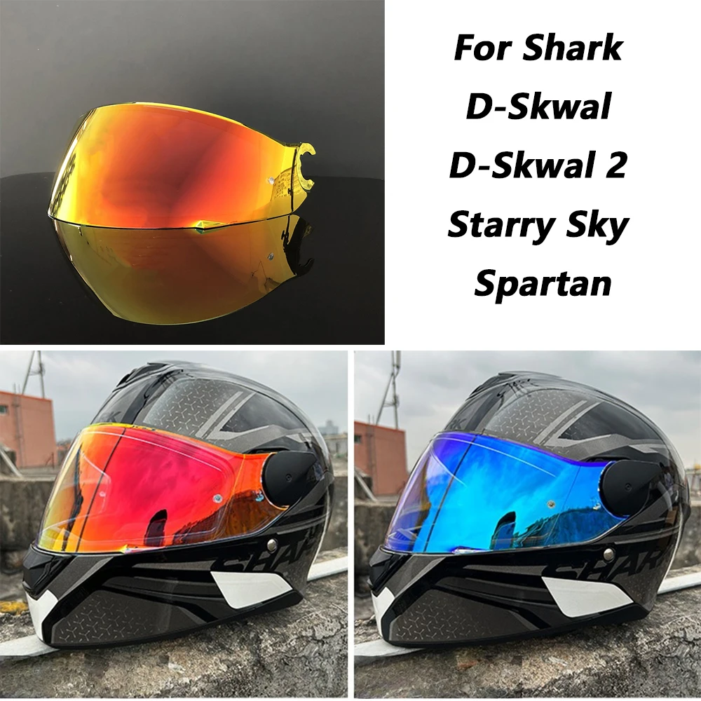 

Для Shark D Skwal D-Skwal 2, звездное небо, спартанский шлем, козырек для мотоциклетного шлема, анти-УФ-козырек для ПК, солнцезащитные линзы