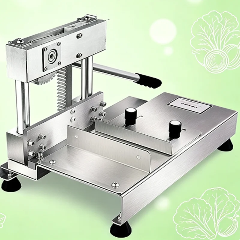 Powerful Adjustable Stainless Steel Manual Tube Bones Pig Feet   Ribs Cutter Machine