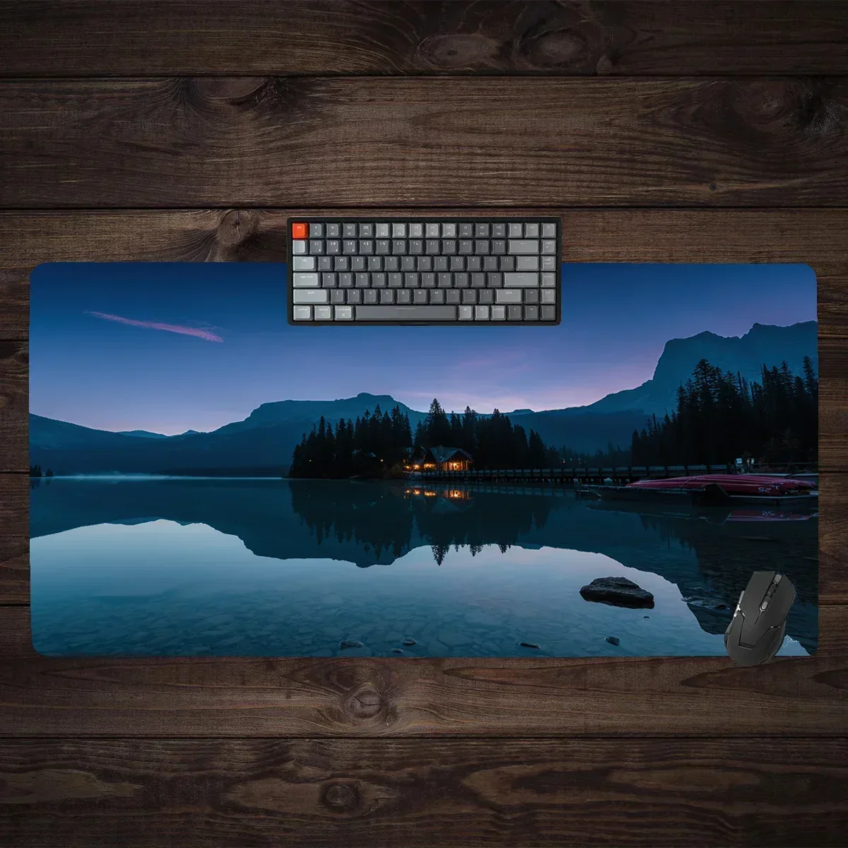 

Mouse pad Landscape landscape large writing keyboard pad Office desk pad non-slip home computer desk protection pad Mouse pad