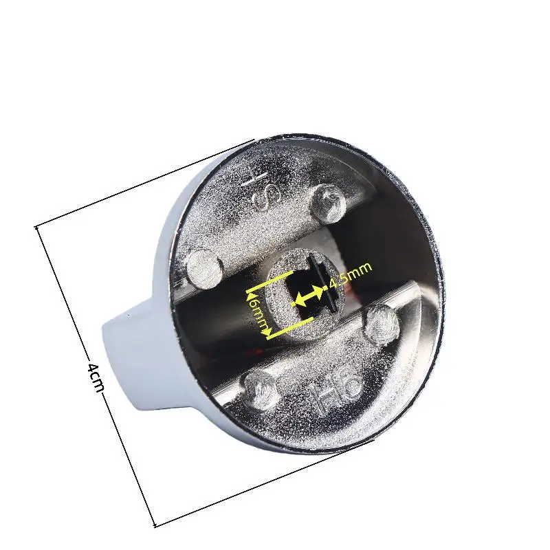 B*2/4Pcs Cooker Oven Hob Control Knobs Switch 6mm Gas Stove Knobs Kitchen Cooker Gas Stove Cooktop Control Gas Stove Accessories