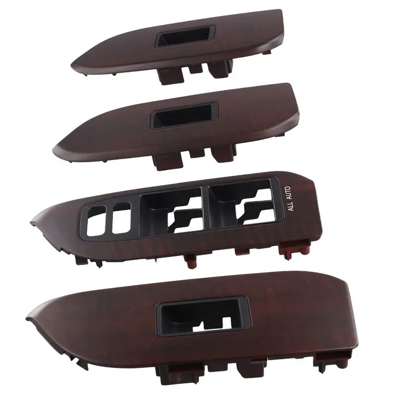 

4Pcs/Set Power Window Glass Lift Switch Panel Trim For Toyota Land Cruiser Prado LC150 10-13 74231-60670 74271-60280 LHD-X59A