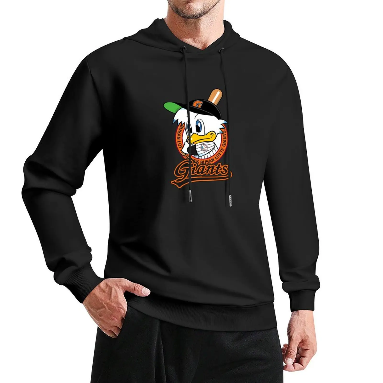 

Lotte Giants Busan KBO Logo Mascot Pullover Hoodie mens designer clothes clothes for men korean style clothes hoodie oversize