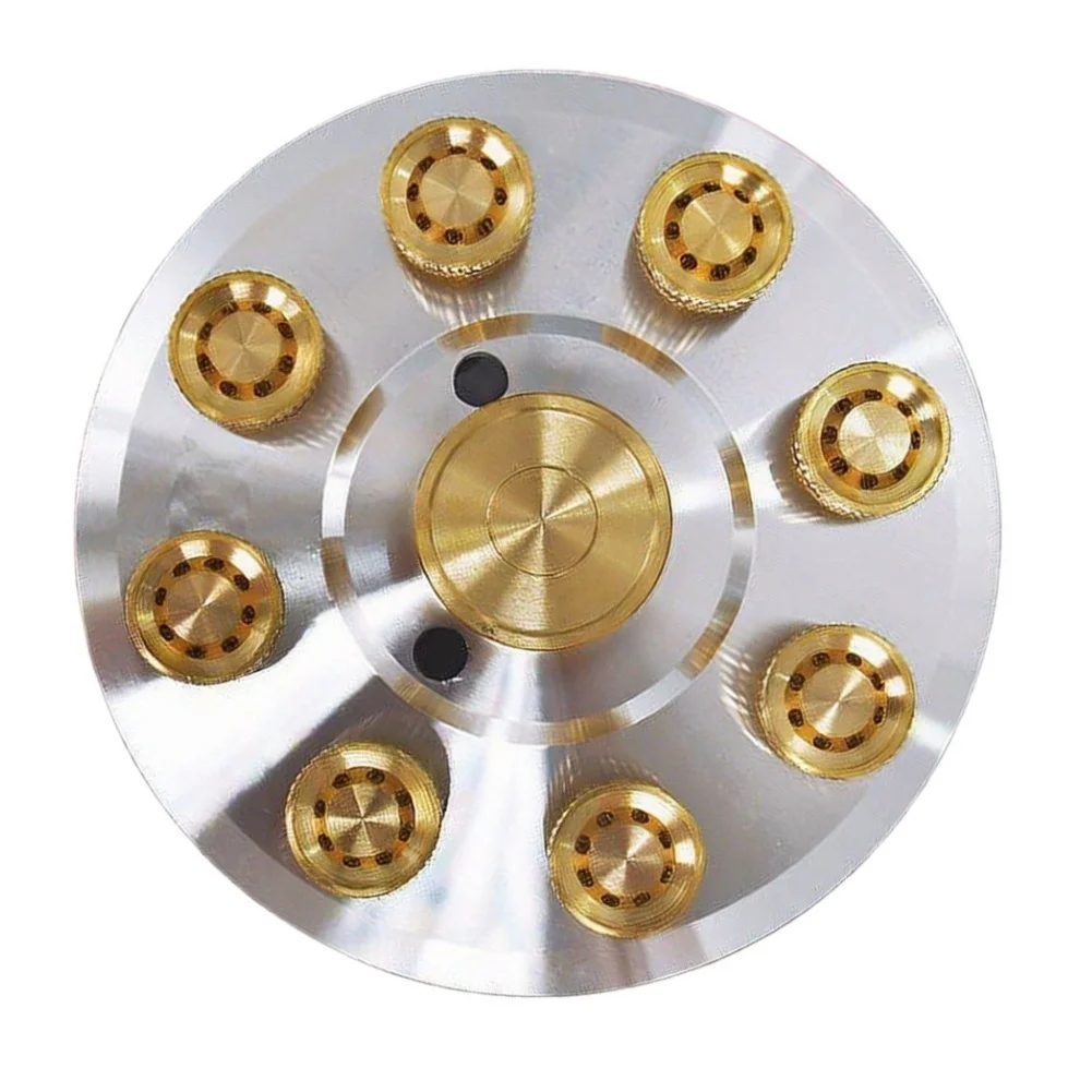 9-Jet Burner Core and Flame Distributor Cap Set for Gas Stoves Supporting Multi-Zone Heat Adjustment Capability