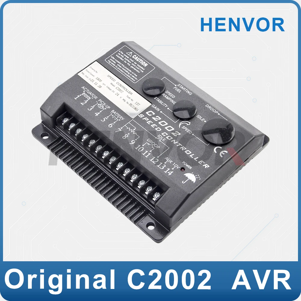 Replacement Fortrust C2002 Governor Speed Controller Panel for Diesel Generator DC Motor Intelligent Speed Control Genset Parts
