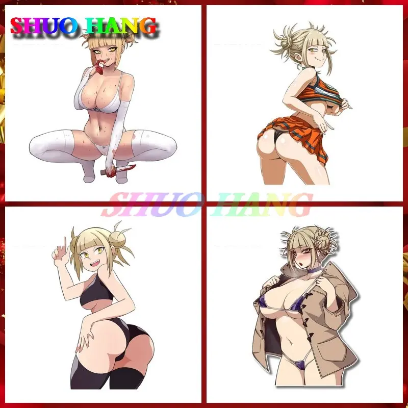 

High-quality Car Stickers for My Hero Academia Toga Himiko Anime Windows Waterproof Decal Motorcycle Vinyl Car Accessoires