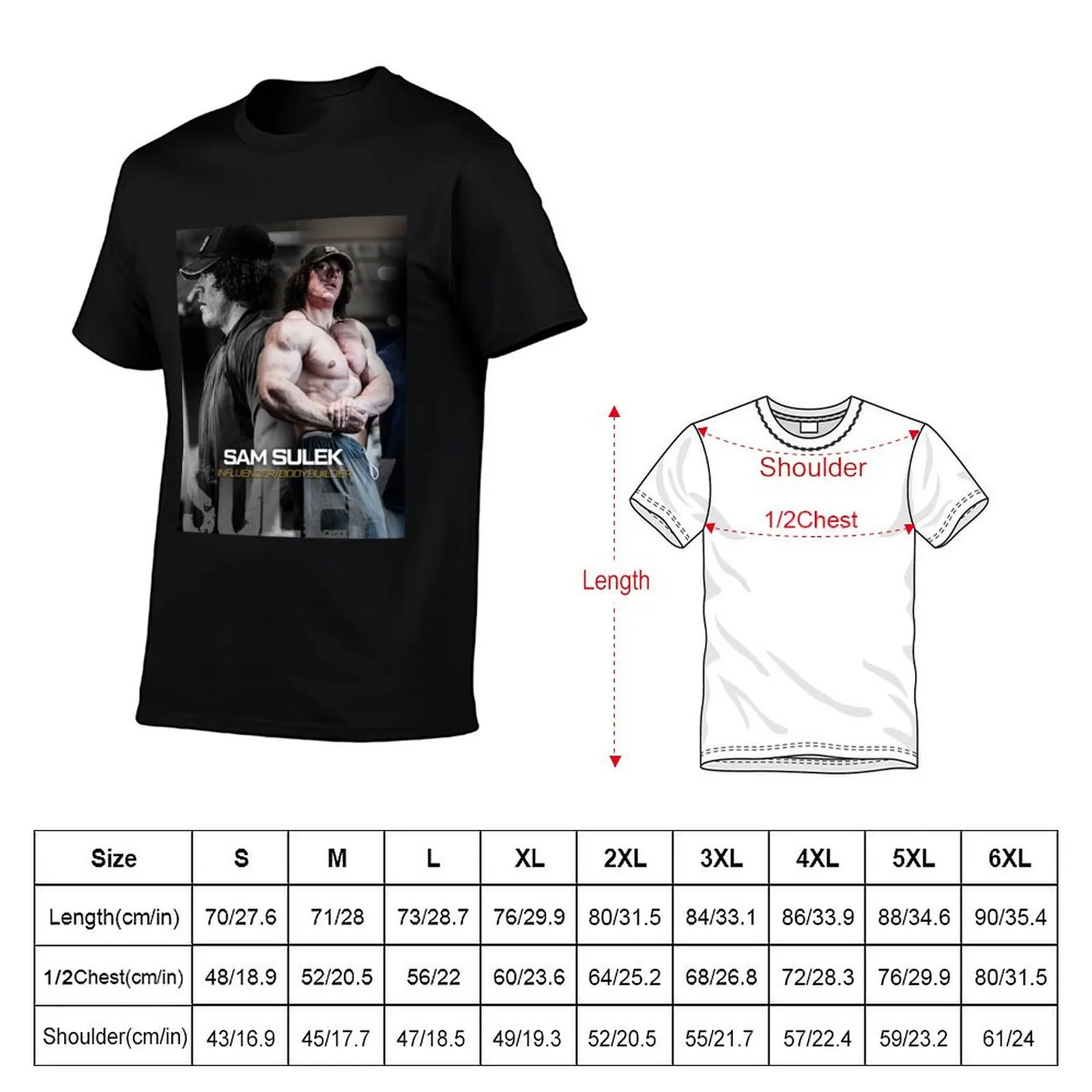 Sam Sulek - Hosstile Athlete T-Shirt Blouse graphic t shirt vintage anime t shirts vintage clothes anime shirts men