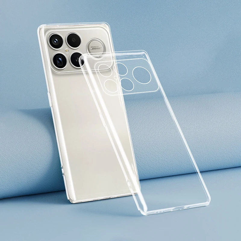Transparent Phone Case for Xiaomi Poco F8 Ultra Pro F8Ultra F8Pro 5G Soft Silicone Clear Original Back Cover Luxury Simple Shell