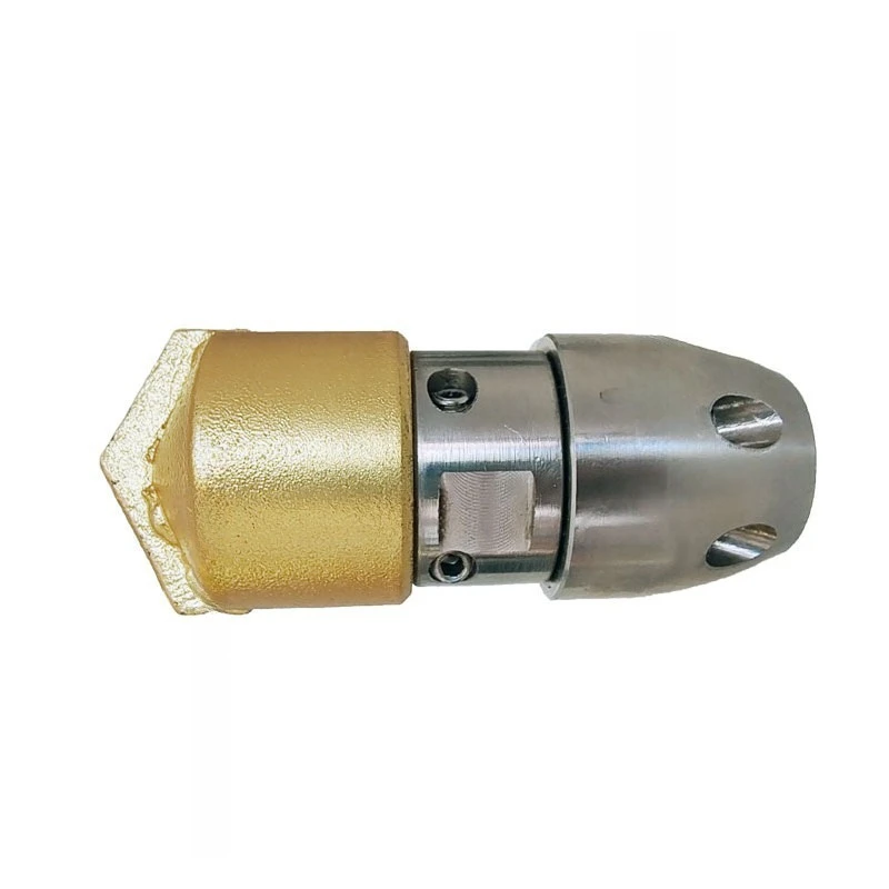 0.5KG High Pressure Rotary Sewer Nozzle, Alloy Blade Head for Drain Pipe Dredging, Clean Cement & Grease Blockage