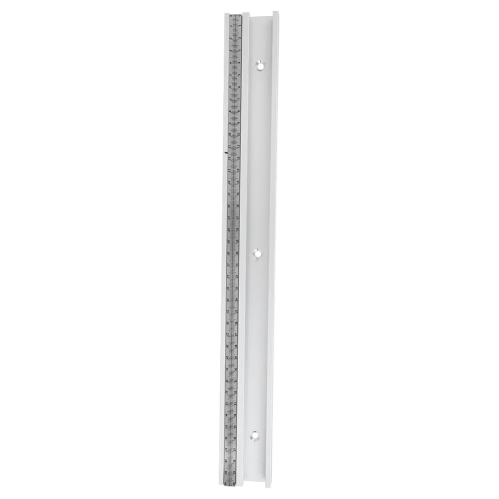 Aluminum Alloy T Track With Scale With Screws 400mm Length Miter Bar Slider Precise Calibration Woodworking Slider Tool