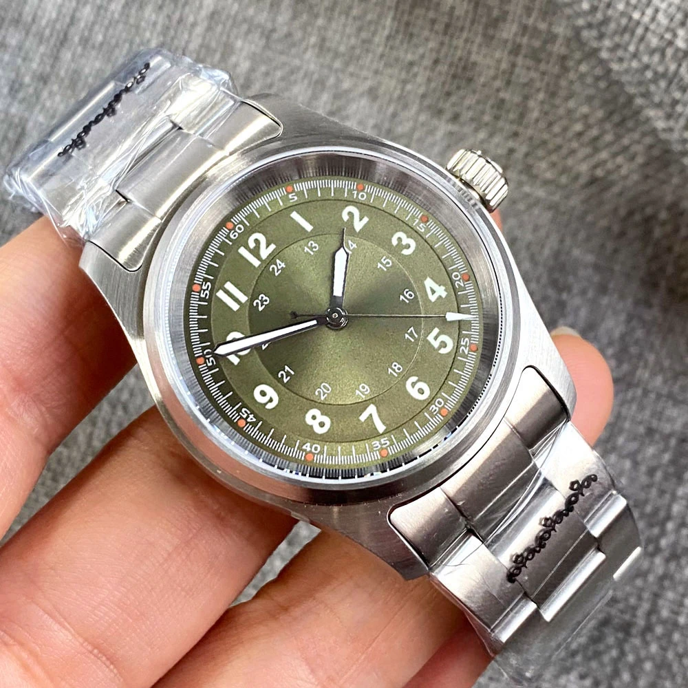 

Tandorio 200m Waterproof Field Watches NH35 PT5000 Movement 36mm Lady Men Steel Sport Mechanical Wristwatch Sapphrie Glass Pilot