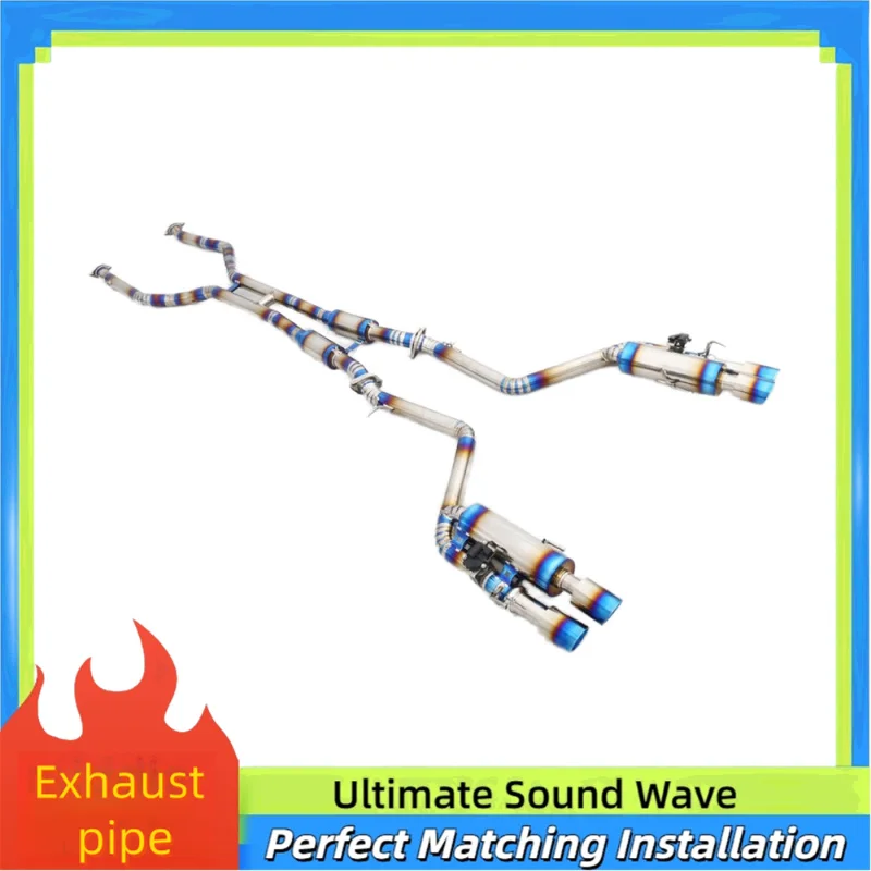 

Catback Exhaust Pipe Titanium Muffler for Lexus RCF 5.0 2015 High-performance Racing Performance with Valve Exhaust System